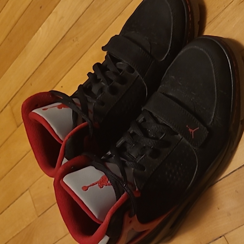 Jordan Black and Red High-Top Phase 23 Trek